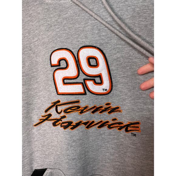 2000s Y2K Chase Kevin Harvick Nascar Racing 29 Motorsports Thick Hoodie XXL - Picture 4 of 5